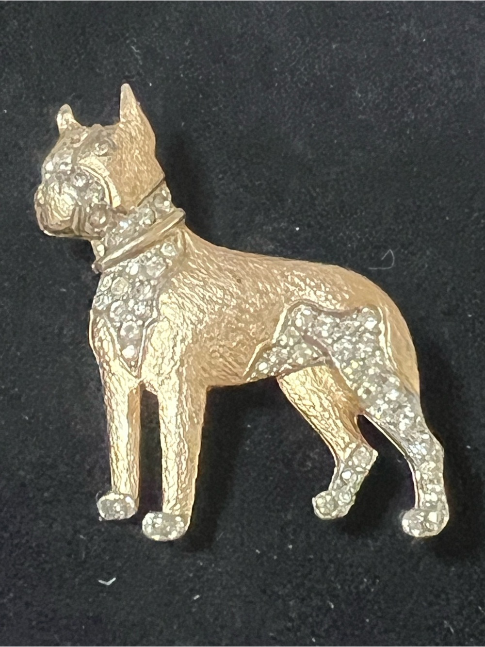 Marcel Boucher 1950’s Boxer Dog Brooch Pin.